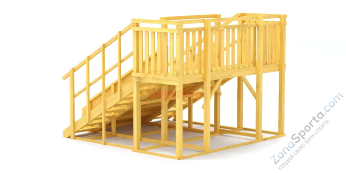 Зимняя горка Савушка Зима Wood-4 Зимняя горка Савушка Зима Wood-4