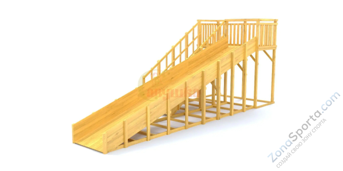 Зимняя горка Савушка Зима Wood-6 Зимняя горка Савушка Зима Wood-6