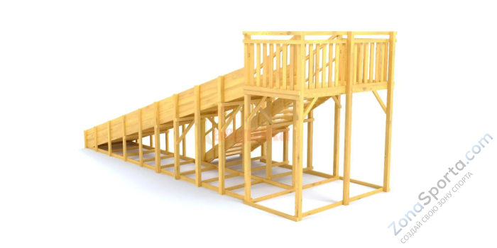 Зимняя горка Савушка Зима Wood-6 Зимняя горка Савушка Зима Wood-6