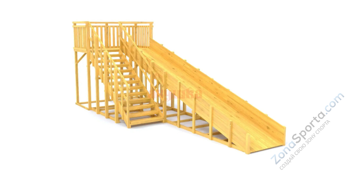 Зимняя горка Савушка Зима Wood-6 Зимняя горка Савушка Зима Wood-6