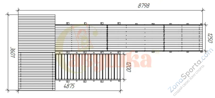 Зимняя горка Савушка Зима Wood 6/1 Зимняя горка Савушка Зима Wood 6/1