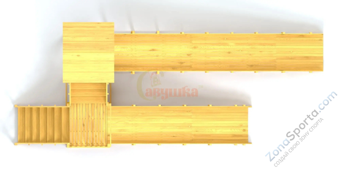 Зимняя горка Савушка Зима Wood 7/2 Зимняя горка Савушка Зима Wood 7/2