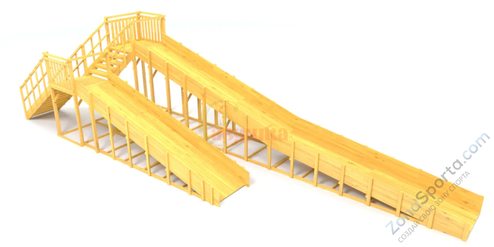 Зимняя горка Савушка Зима Wood-9 Зимняя горка Савушка Зима Wood-9