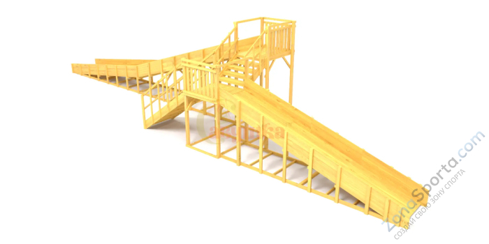 Зимняя горка Савушка Зима Wood-9/1 Зимняя горка Савушка Зима Wood-9/1