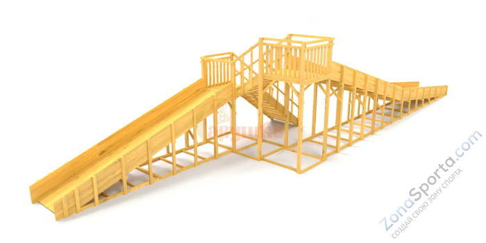 Зимняя горка Савушка Зима Wood-9/1 Зимняя горка Савушка Зима Wood-9/1