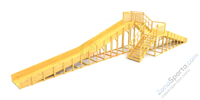 Зимняя горка Савушка Зима Wood-9/1 Зимняя горка Савушка Зима Wood-9/1