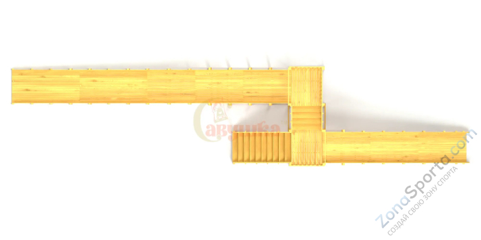 Зимняя горка Савушка Зима Wood-9/1 Зимняя горка Савушка Зима Wood-9/1