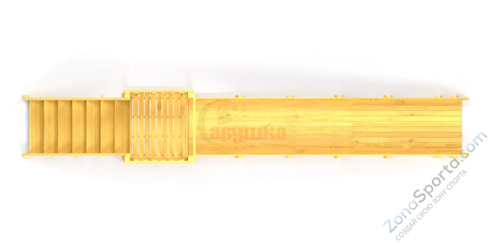 Зимняя горка Савушка Зима Wood-2 (скат 5 метров) Зимняя горка Савушка Зима Wood-2 (скат 5 метров)