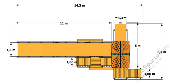 Зимняя горка Волшебная зима 2 Зимняя горка Волшебная зима 2