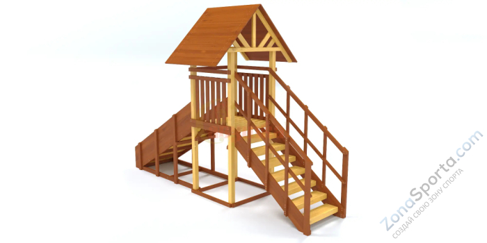 Зимняя заливная горка Савушка Зима - 5 скат 3 метра Зимняя заливная горка Савушка Зима - 5 скат 3 метра