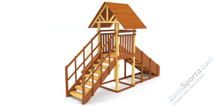 Зимняя заливная горка Савушка Зима - 5 скат 3 метра Зимняя заливная горка Савушка Зима - 5 скат 3 метра