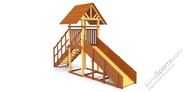 Зимняя заливная горка Савушка Зима - 5 скат 3 метра Зимняя заливная горка Савушка Зима - 5 скат 3 метра